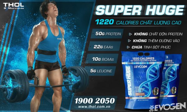 Super Huge Gain - MASS Evogen Tăng Cân đẳng Cấp Nhất - BBT